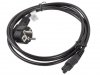 Lanberg Kabel zasilający Laptop (MIKI) IEC 7^7 - IEC 320 C5 1.8M VDE czarny